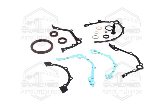 Комплект прокладок, блок-картер двигуна FIAT DOBLO 1.2/1.4 169A4/350A1 05- (вир-во Elring)