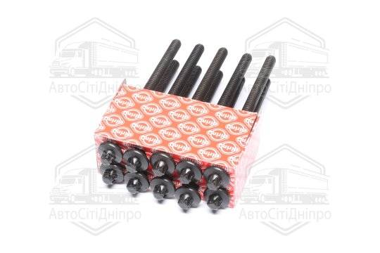 Комплект болтів головки цилідра PSA 1,6/1,8 XU5JP/XU7JP 97- (вир-во Elring)