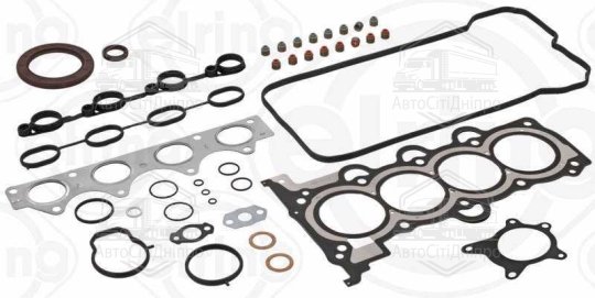 Повний комплект прокладок, двигун Hyundai/Kia 1,4/1,6 13V F4FC/G4FA/G4FC -01.2009 (вир-во Elring)