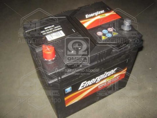 Акумулятор 60Ah-12v Energizer Plus (232х173х225), L,EN510 Азія