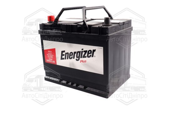 Акумулятор 68Ah-12v Energizer Plus (261х175х220), L,EN550 Азія