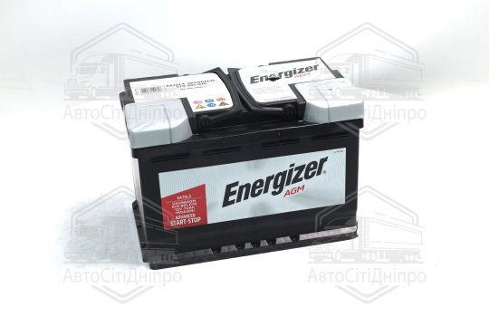 Акумулятор 70Ah-12v Energizer Premium AGM (278х175х190),R,EN760