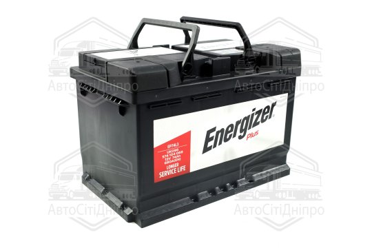 Акумулятор 74Ah-12v Energizer Plus (278х175х190), R, EN680
