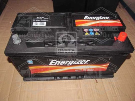 Акумулятор 90Ah-12v Energizer (353х175х190), R, EN720