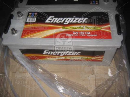 Акумулятор 170Ah-12v Energizer CP (513х223х223), полярність зворотна (3), EN1000