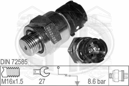 Вимикач ліхтаря сигналу гальмування (вир-во ERA)