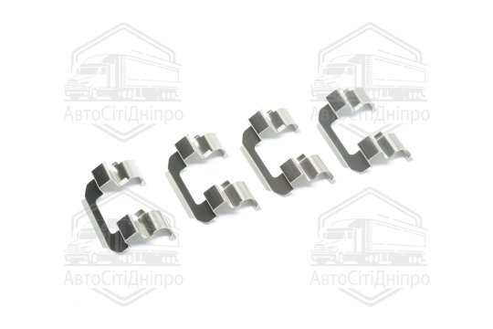 Комплект монтажний гальм. колодок Daewoo, Chevrolet (передн.) (вир-во ERT)