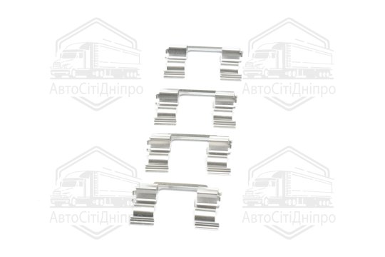 Комплект монтажний гальм. колодок Daewoo, Chevrolet (передн.) (вир-во ERT)