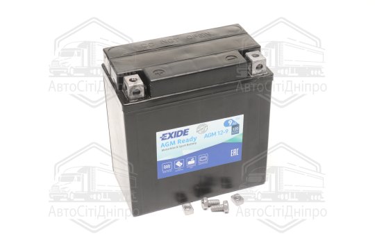Акумулятор 9Ah-12v Exide AGM (135х75х139), L, EN120