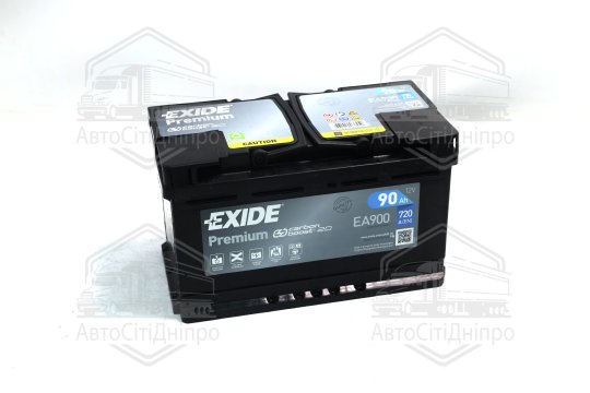 Акумулятор 90Ah-12v Exide PREMIUM (315х175х190), R, EN720