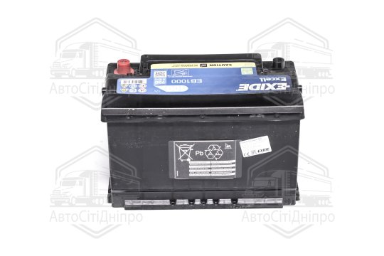 Акумулятор 100Ah-12v Exide EXCELL (315х175х205),R,EN720