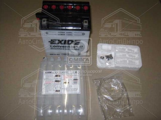 Акумулятор 14Ah-12v Exide (EB14-A2) (134х89х166) L, EN145