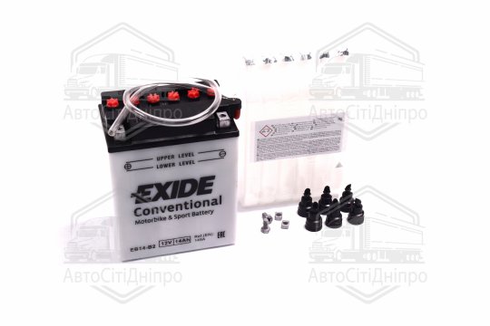 Акумулятор 14Ah-12v Exide (EB14-B2) (134х89х166) L, EN145