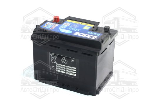 Акумулятор 62Ah-12v Exide EXCELL (242х175х190), R, EN540