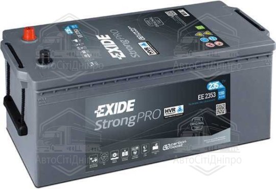 Акумулятор 235Ah-12v Exide Strong PRO EFB (518х279х240),полярність зворотна (3),EN1200