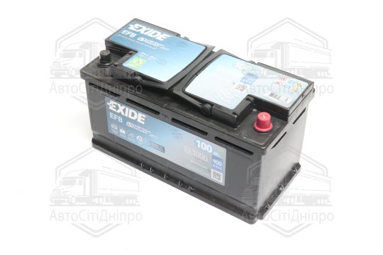 Акумулятор 100Ah-12v Exide EFB (353х175х190), R, EN900