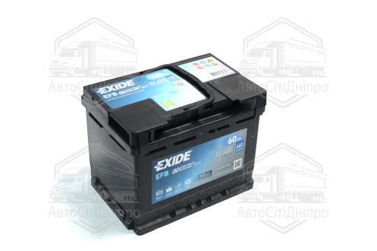 Акумулятор 60Ah-12v Exide EFB (242х175х190), R, EN640