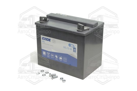 Акумулятор 30Ah-12v Exide GEL (197х132х186),L,EN180 гелевий