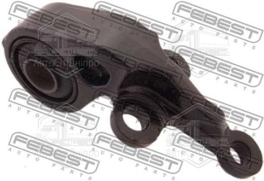 Сайлентблок важеля NISSAN ALMERA II 02 перед. Міст низ ззаду (Вир-во FEBEST)