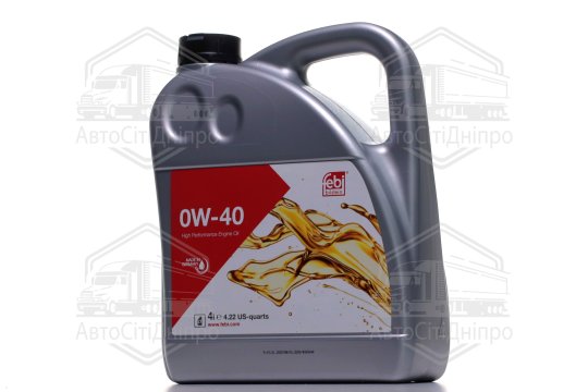 Олива моторна FEBI 0W-40 (Каністра 4л)