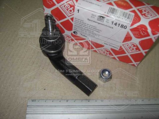 Накінечник тяги керма. AUDI 3 96-03 SEAT LEON 99-06 передн. лев. (Вир-во Febi)