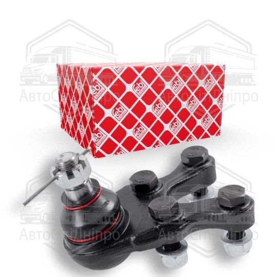 Опора кульова MITSUBISHI PAJEROII, PAJERO SPORT, L200 90- перед. міст праворуч низ (Вир-во FEBI)