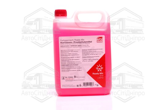 Антифриз FEBI червоний Ready Mix -35C G12 (Каністра 5л)