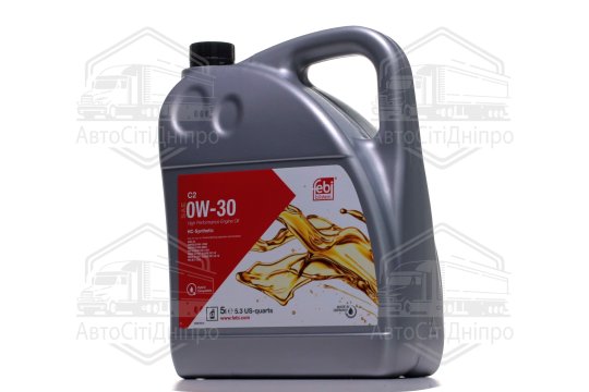 Олива моторна FEBI 0W-30 C2 (Каністра 5л)