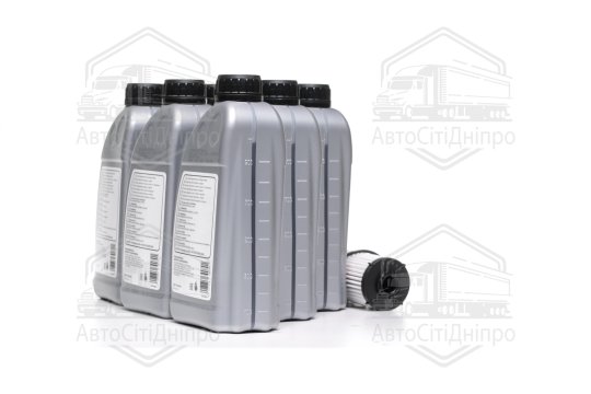 Комплект для заміни оливи FEBI 39070 6x1L, фільтр АКПП, прокладка (опис у примітці)