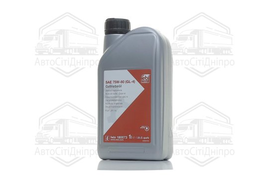 Олива трансміс. FEBI SAE 75W-80 GL-4 (Каністра 1л)