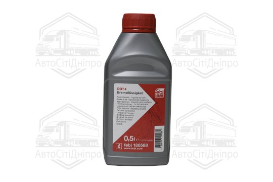 Рідина гальм. FEBI DOT4 (Каністра 0,5л)