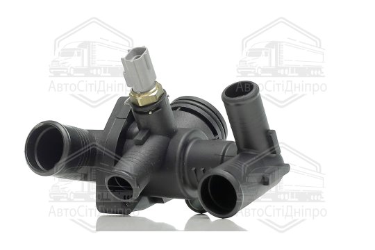 Термостат з корпусом, прокладкою та датчиком температури Ford Transit V (14) 2013- (вир-во FEBI)