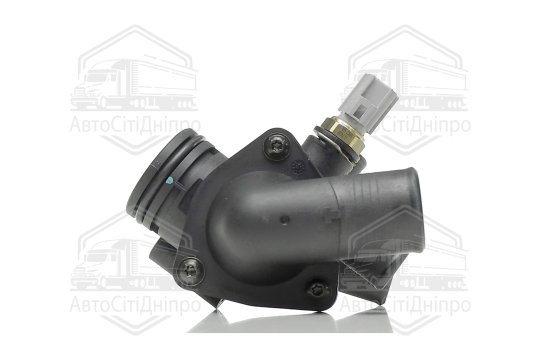 Термостат з корпусом, прокладкою та датчиком температури Ford Transit V (14) 2013- (вир-во FEBI)