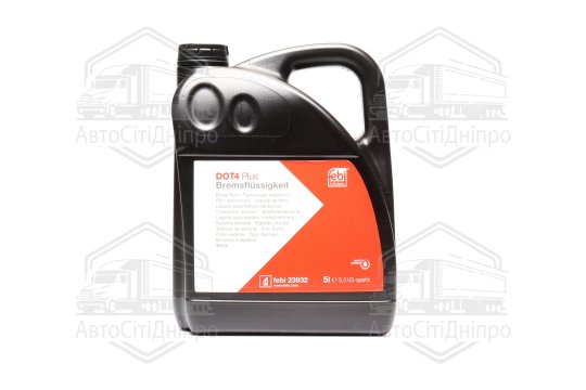 Рідина гальм. FEBI DOT4 Plus (Каністра 5л)