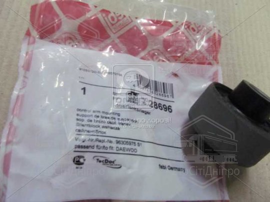 Сайлентблок важеля DAEWOO NUBIRA передн. вісь, задн. (Вир-во Febi)