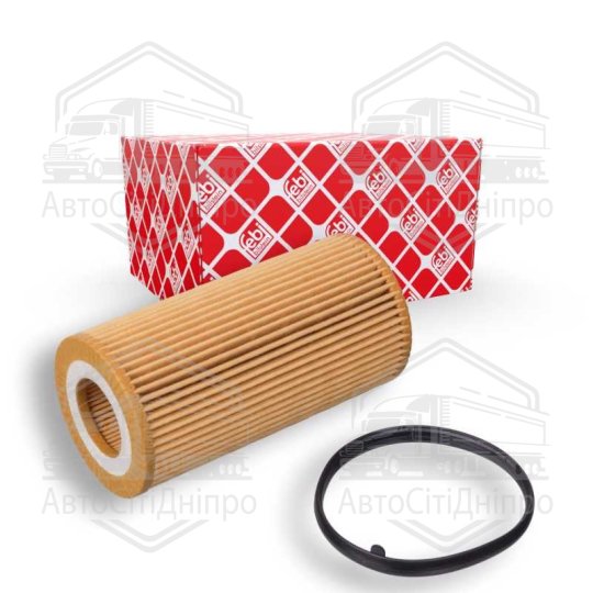 Фільтр масляний двигуна SKODA OCTAVIA 03-, VW GOLF V, PASSAT 03- (вир-во FEBI)