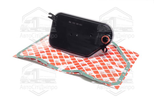 Фільтр масляний АКПП VW PASSAT 96-05, AUDI A4, A6 95-06 з прокладкою (вир-во FEBI)