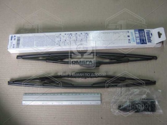 Щітка склоочисника серія DOLPHIN ГАЗ 31029, 3110 (410мм) (компл. 2 шт.) (вир-во FINWHALE)