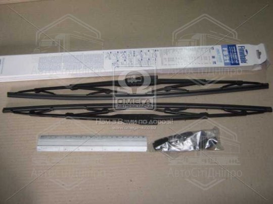 Щітка склоочисника серія DOLPHIN ВАЗ 2108, 21099 (530мм) (компл. 2 шт.) (вир-во FINWHALE)