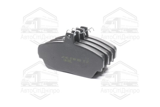 Колодка гальм. ГАЗ 3302 перед. (компл. 4шт.) (вир-во FriCo)