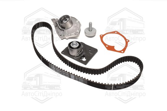 Комплект ременя ГРМ із водяним насосом (Вир-во Gates)
