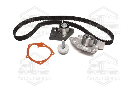 Комплект ременя ГРМ із водяним насосом (Вир-во Gates)
