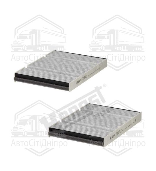 Фільтр салону MB S-CLASS VII 13- вугільний (2шт.) (вир-во HENGST)