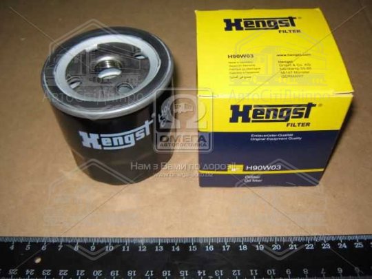 Фільтр мастильний двигуна LANOS, AVEO, LACETTI, NUBIRA, NEXIA (вир-во Hengst)