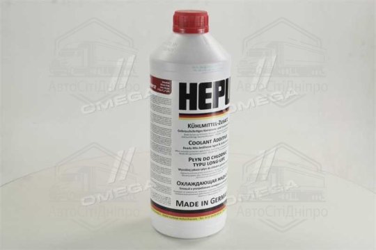 Антифриз HEPU G12 READY MIX RED-37C (Каністра 1,5л)
