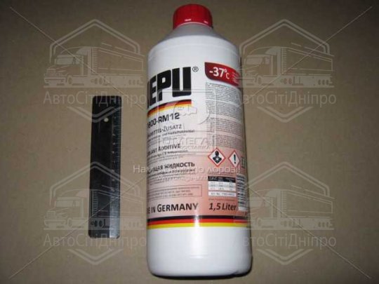 Антифриз HEPU G12 READY MIX RED-37C (Каністра 1,5л)