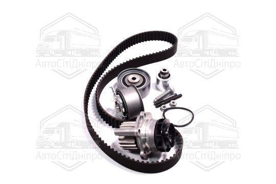 Водяний насос + комплект ременя ГРМ SKODA OCTAVIA II (1Z3) 2.0 TDI 02/04 - 06/13 (Вир-во INA)