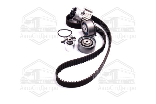 Водяний насос + комплект ременя ГРМ SKODA OCTAVIA II (1Z3) 2.0 TDI 02/04 - 06/13 (Вир-во INA)