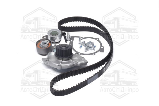 Комплект зубчастого ременя з водяною помпою (Вир-во INA)