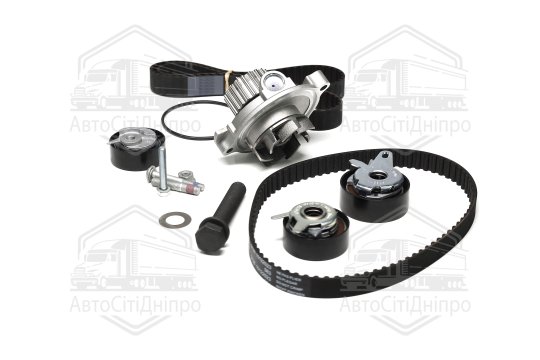 Комплект ременя ГРМ із водяним насосом (Вир-во INA)